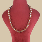 9 Mukhi Rudraksha Mala - German Silver