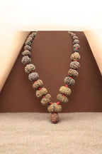 1 - 14 Mukhi Rudraksha Mala combination - Nepali