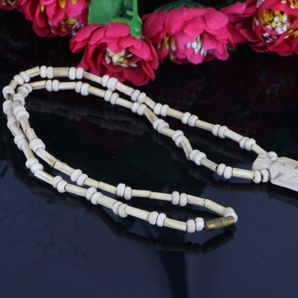 "Premium Tulsi Mala made with sacred Tulsi beads for devotion, spirituality, and traditional elegance."
