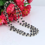 108+1 beads Karugali Mala - Pure Silver