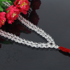 Sphatik Mala Diamond Cut