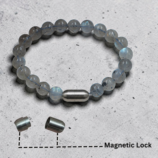 "Premium natural Labradorite Stone Bracelet with polished gemstone beads, crafted for elegance, beauty, and positive energy."
