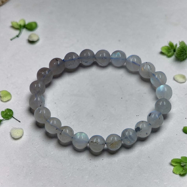 "Premium natural Labradorite Stone Bracelet with polished gemstone beads, crafted for elegance, beauty, and positive energy."