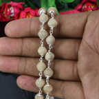 "Premium Tulsi Mala made with sacred Tulsi beads for devotion, spirituality, and traditional elegance."