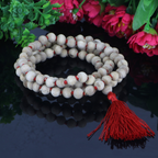 "Premium Tulsi Mala made with sacred Tulsi beads for devotion, spirituality, and traditional elegance."