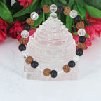 Karugli ,Rudraksha & Sphatik  Bracelet