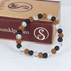 Karugli ,Rudraksha & Sphatik  Bracelet