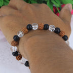 Karugli ,Rudraksha & Sphatik  Bracelet