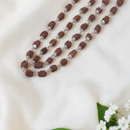 3 Mukhi Rudraksha Mala - Silver
