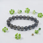 "Pyrite Stone Bracelet featuring natural Pyrite beads with a stylish design, associated with confidence, prosperity, and positive energy."
