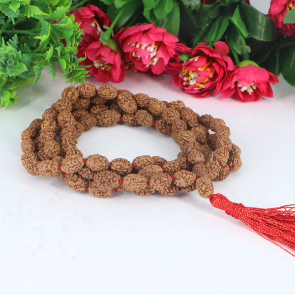 3 Mukhi Rudraksha Mala