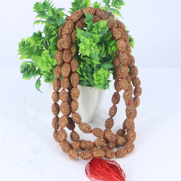 3 Mukhi Rudraksha Mala