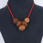 "Premium Rudraksha Kavach for Navgrah Shanti with original 3 Mukhi, 5 Mukhi, 10 Mukhi, 11 Mukhi, and 12 Mukhi Rudraksha beads, crafted with spiritual significance and traditional elegance."