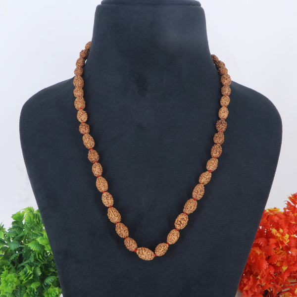 3 Mukhi Rudraksha Mala
