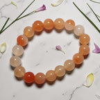 "Premium natural Carnelian Stone Bracelet with polished gemstone beads, crafted for elegance, beauty, and positive energy."
