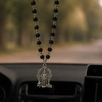 54+1 Beads Karungali Mala with German Silver Capping