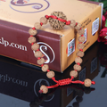 "Premium 7 Mukhi Rudraksha Bracelet with original Nepali and Indonesian Rudraksha beads, crafted for spiritual significance and traditional elegance."