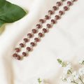 8 Mukhi Rudraksha Mala - Silver