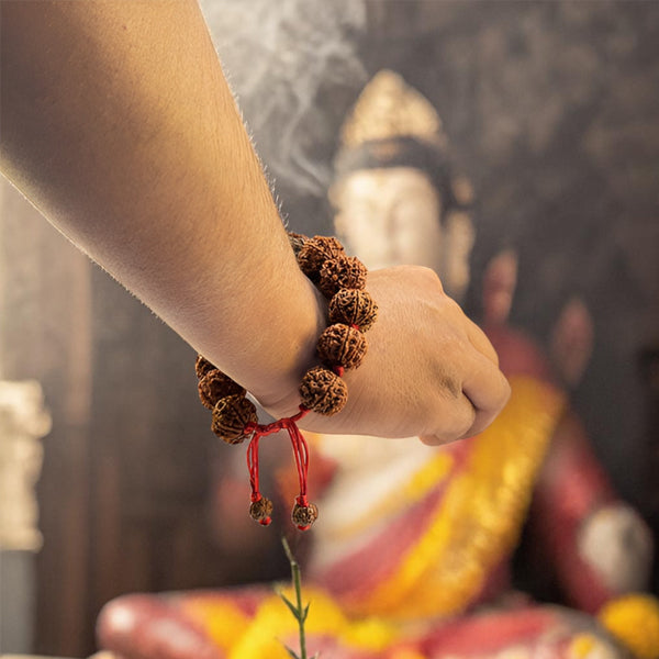 8 Mukhi Rudraksha Bracelet -Nepali
