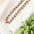 9 Mukhi Rudraksha Mala - Silver