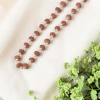 9 Mukhi Rudraksha Mala - Silver