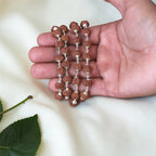 9 Mukhi Rudraksha Mala - Silver