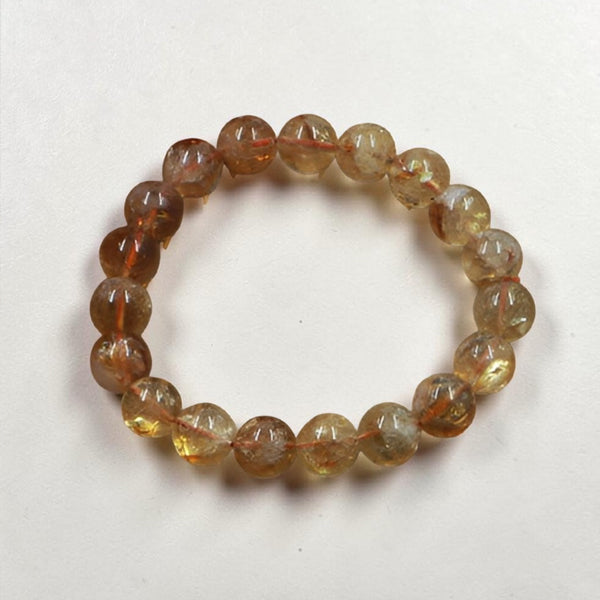 "Premium top quality Citrine Stone Bracelet with polished natural gemstone beads, crafted for elegance, beauty, and positive energy."