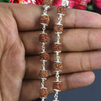 4 Mukhi Rudraksha Mala - German Silver