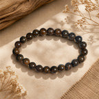 "Premium natural Bronzite Stone Bracelet with polished gemstone beads, crafted for elegance, beauty, and positive energy."