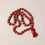 "Premium original 3 Mukhi Nepali Rudraksha Kantha Mala crafted with authentic Rudraksha beads, valued for spiritual significance and traditional elegance."