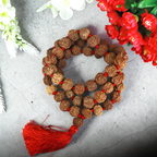"Premium original 54+1 Beads 7 Mukhi Nepali Rudraksha Kantha Mala crafted with authentic Rudraksha beads, valued for spiritual significance and traditional elegance."