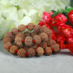 "Premium original 54+1 Beads 7 Mukhi Nepali Rudraksha Kantha Mala crafted with authentic Rudraksha beads, valued for spiritual significance and traditional elegance."