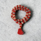 "Premium original 8 Mukhi Nepali Rudraksha Kantha crafted with authentic Rudraksha beads, valued for spiritual significance and traditional elegance."