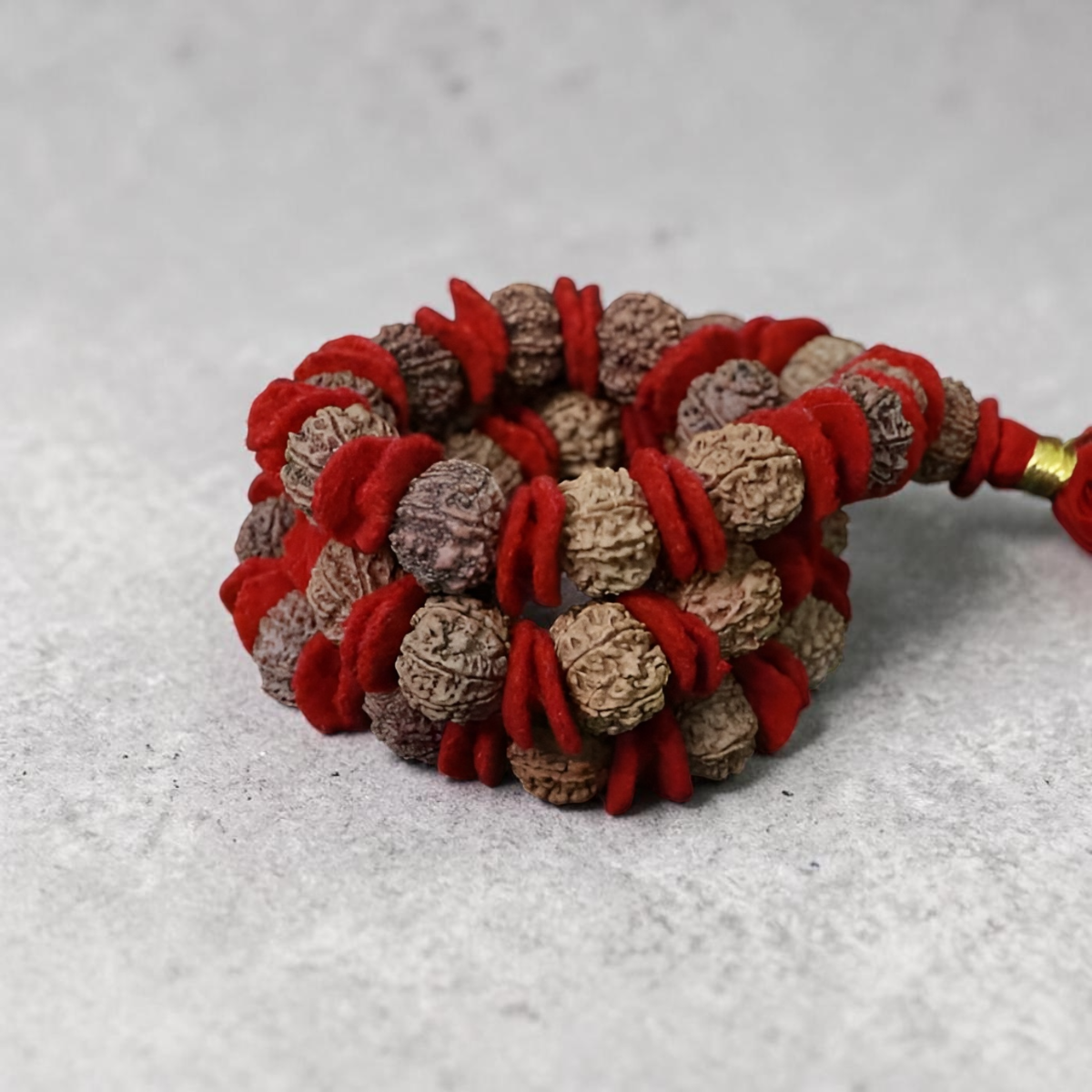 "Premium original 8 Mukhi Nepali Rudraksha Kantha crafted with authentic Rudraksha beads, valued for spiritual significance and traditional elegance."