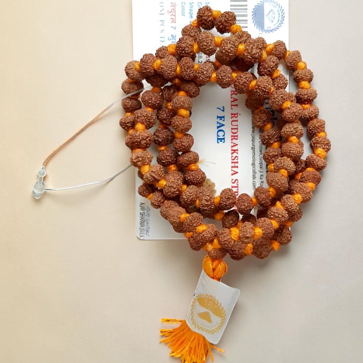 7 Mukhi Rudraksha Mala