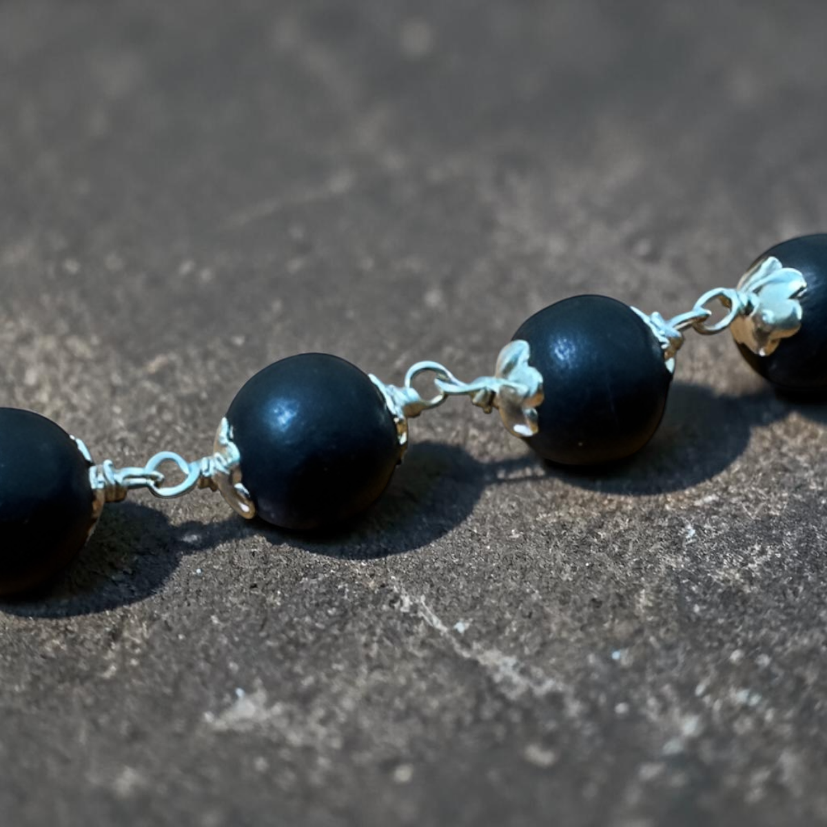 Karungali Bracelet Silver