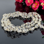 "Premium 54+1 Beads Sphatik Mala with pure silver, featuring natural crystal beads for elegance, clarity, and spiritual significance."