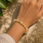 "Premium natural Citrine Stone Bracelet with polished gemstone beads, crafted for elegance, beauty, and positive energy."