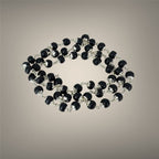Karungali Mala - German Silver Capping