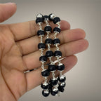 Karungali Mala - German Silver Capping