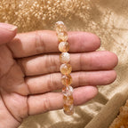 "Premium natural Citrine Stone Bracelet with polished gemstone beads, crafted for elegance, beauty, and positive energy."