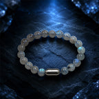 "Premium natural Labradorite Stone Bracelet with polished gemstone beads, crafted for elegance, beauty, and positive energy."