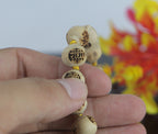 "Premium Radha Naam Tulsi Mala made with sacred Tulsi beads for devotion, spirituality, and traditional elegance."