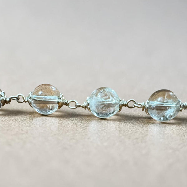 "Premium Sphatik Crystal Bracelet with pure silver, featuring natural crystal beads for elegance, clarity, and positive energy."